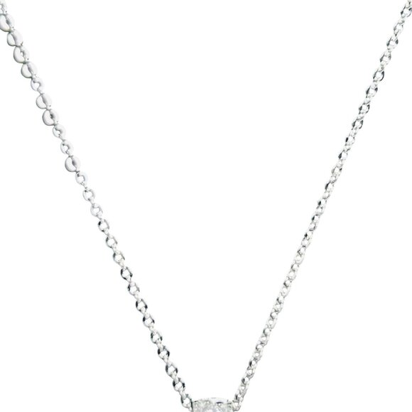 Joseph Esposito Sterling Silver & Gold Tone Cubic Zirconia Domed Pendant (6001) - Picture 5 of 9